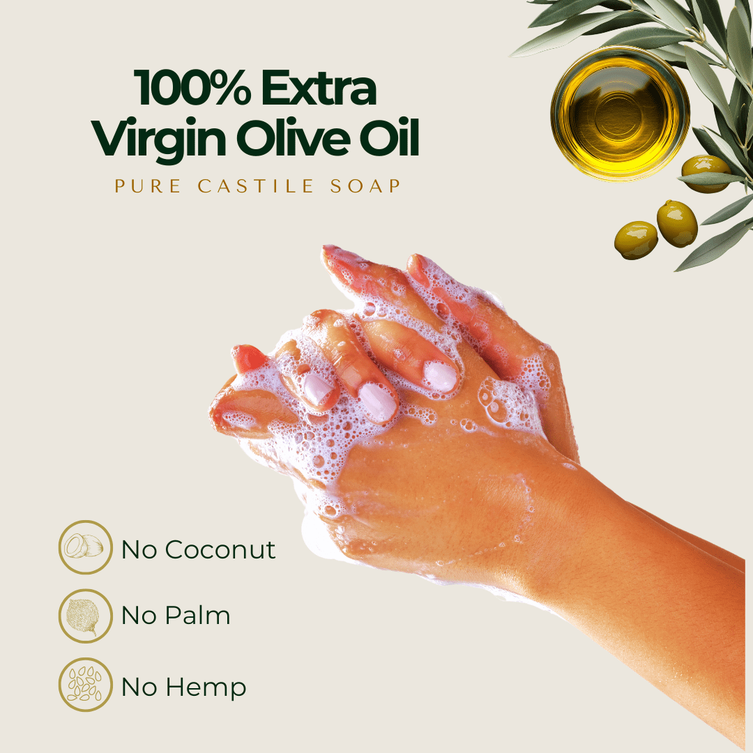 100% Pure Castile Soap | No Coconut - Palm - Hemp - ALittlePeace