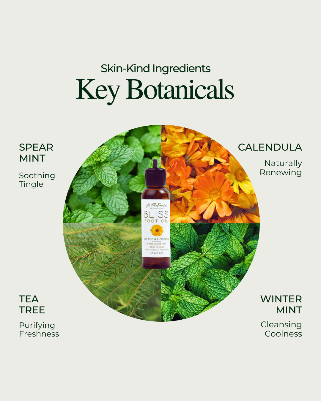 Bliss Foot Oil | Tea Tree &amp; Calendula - ALittlePeace
