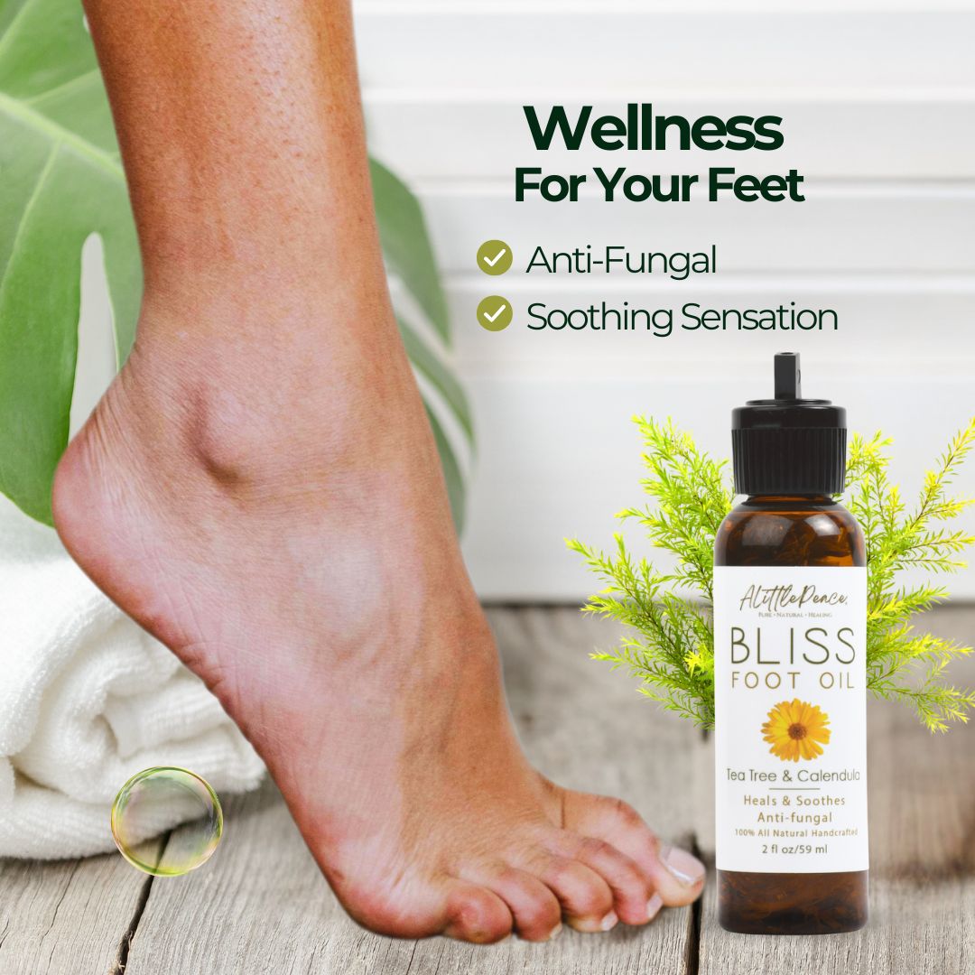 Bliss Foot Oil w/Tea Tree &amp; Calendula 2oz - ALittlePeace