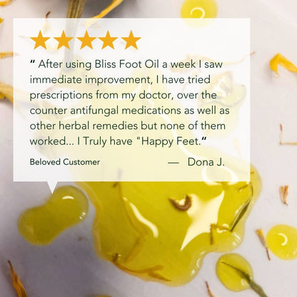 Bliss Foot Oil w/Tea Tree &amp; Calendula 2oz - ALittlePeace