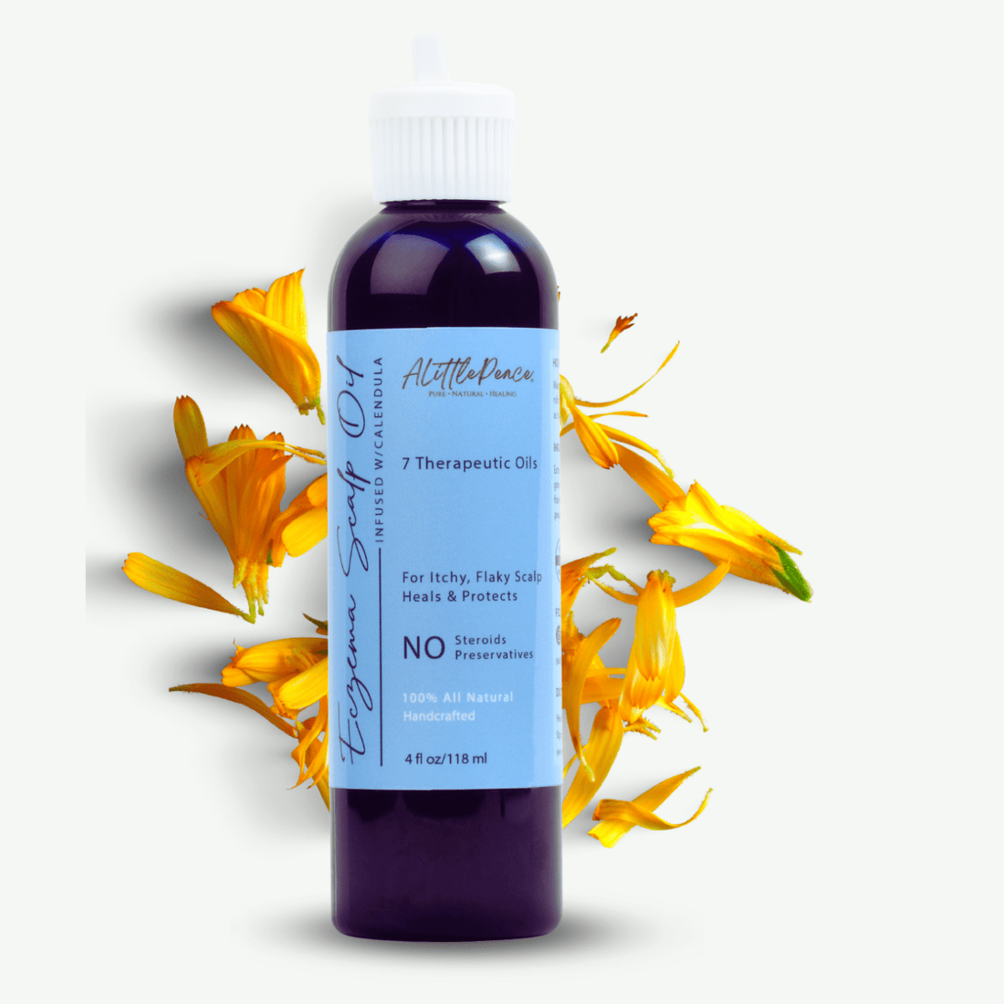 Eczema Scalp Oil | Calendula &amp; Spearmint - ALittlePeace