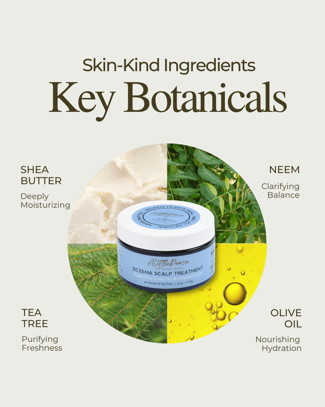 Eczema Scalp Treatment w/Tea Tree &amp; Neem - ALittlePeace