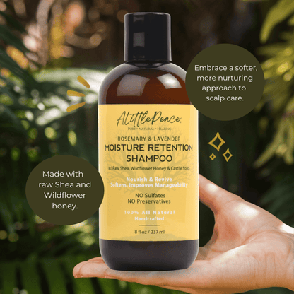 Moisture Retention Shampoo w/Rosemary &amp; Lavender - ALittlePeace