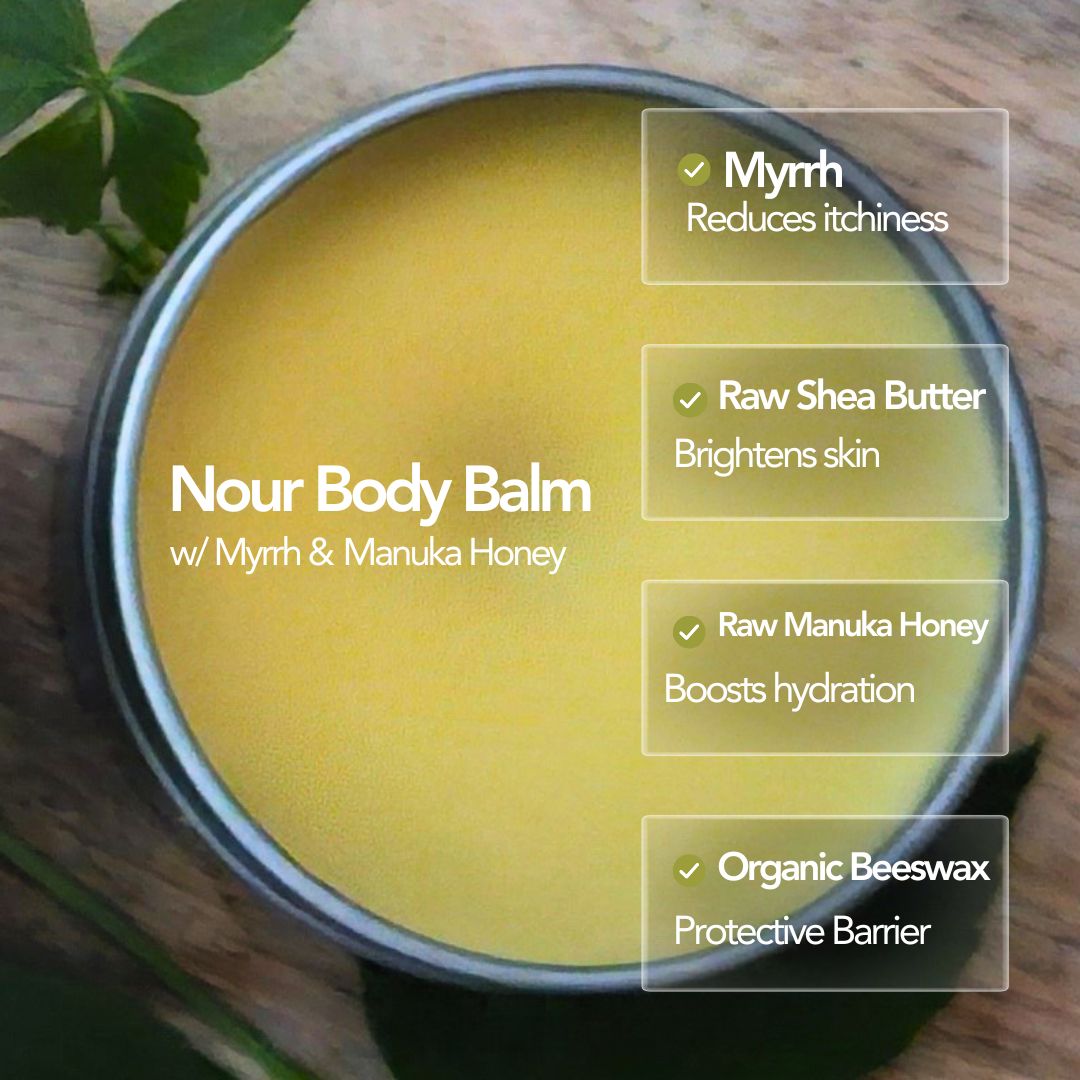 Nour Body Balm w/Myrrh &amp; Manuka Honey 4oz - ALittlePeace