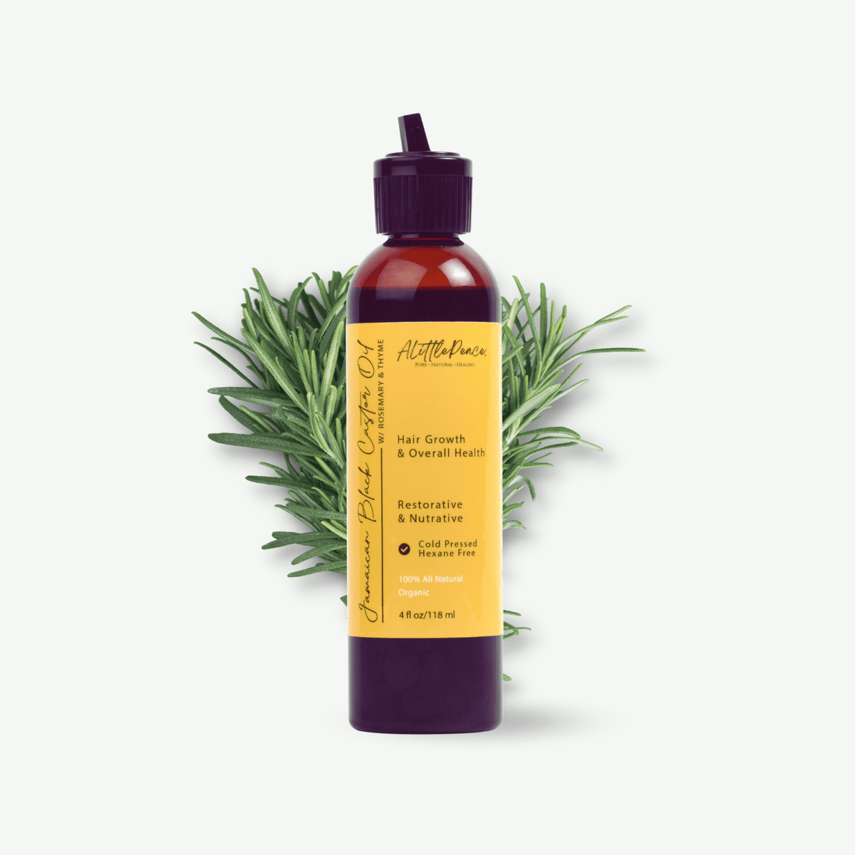 Organic Jamaican Black Castor Oil | Rosemary &amp; Thyme - ALittlePeace