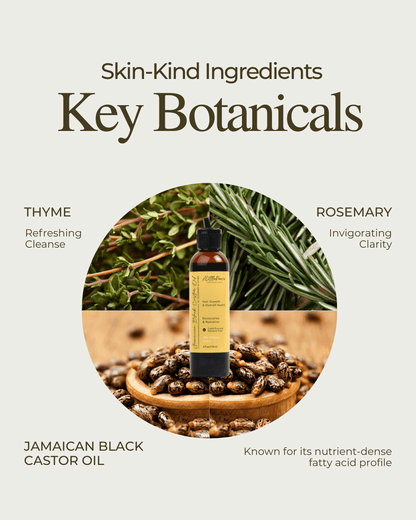 Organic Jamaican Black Castor Oil w/Rosemary &amp; Thyme - ALittlePeace