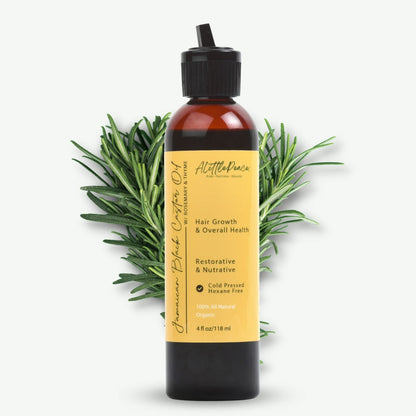 Organic Jamaican Black Castor Oil w/Rosemary &amp; Thyme - ALittlePeace 