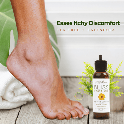 Refreshing Bliss Foot Oil | Tea Tree &amp; Calendula - ALittlePeace