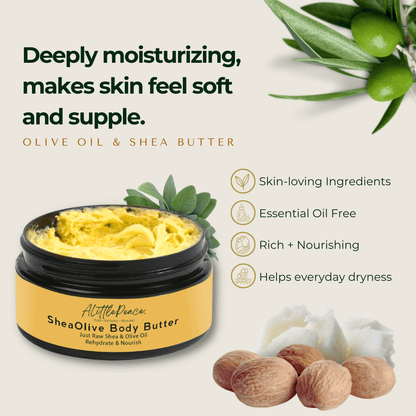 SheaOlive Body Butter | Rehydrate &amp; Nourish - ALittlePeace