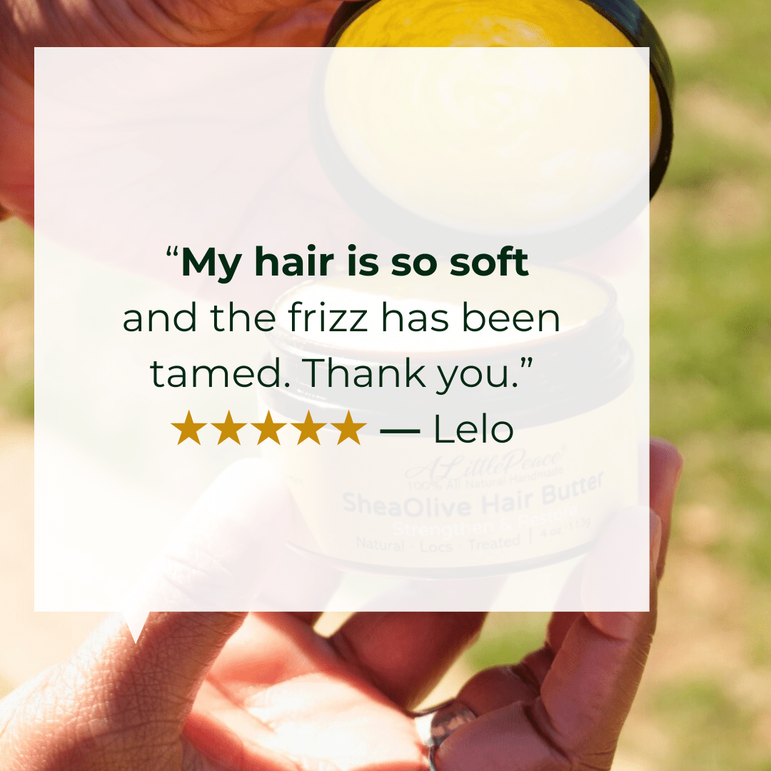 SheaOlive Hair Butter w/Spearmint &amp; Cedarwood - ALittlePeace